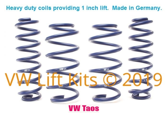 Stage 3 Lift Kit consisting of longer springs to lift the front by 1.25-inches & the rear by 1.5-inches